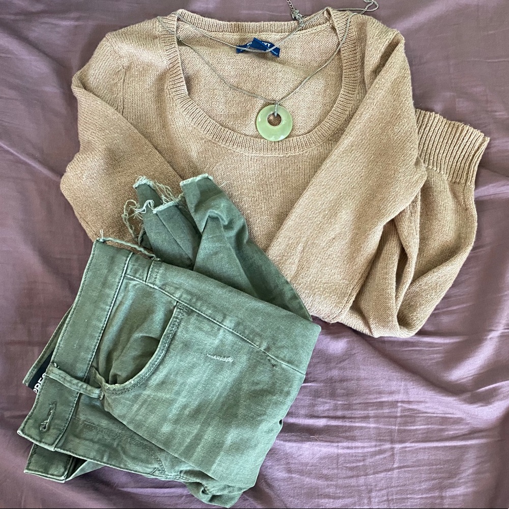 Camel sweater